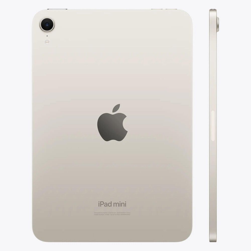 Apple iPad Mini Wi-Fi 512GB - Starlight with 2-Year AppleCare+, , large