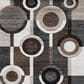 Ashley Guintte 5" x 7" Black, Brown and Cream Area Rug, , large