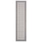 Safavieh Bermuda BMU801F 2" x 12" Grey and Ivory Indoor/Outdoor Performance Runner, , large