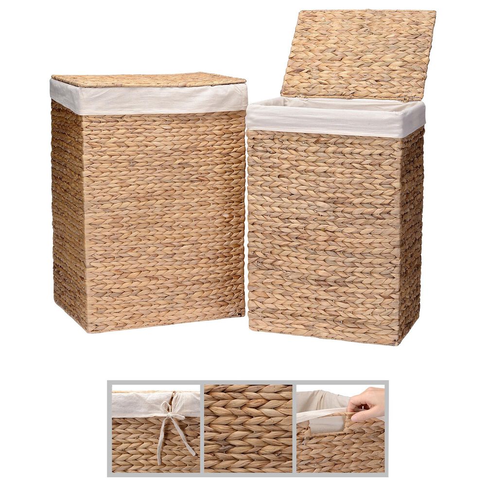 Timberlake Laundry Hampers in Natural &#40;Set of 2&#41;, , large