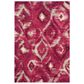 Safavieh Monaco MNC242D-4 4" x 5"7" Fuchsia/Cream Area Rug, , large