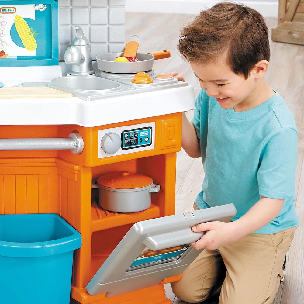 Little Tikes Home Grown Play Kitchen in Multicolor, , large