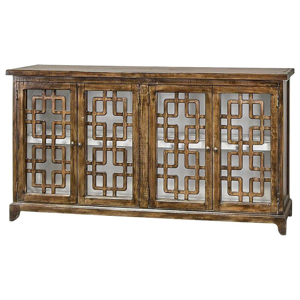 Rustic Imports Alvarado 4-Door Console in Mocha, , large