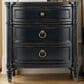 Hooker Furniture Charleston 3-Drawer Nightstand in Black Cherry, , large