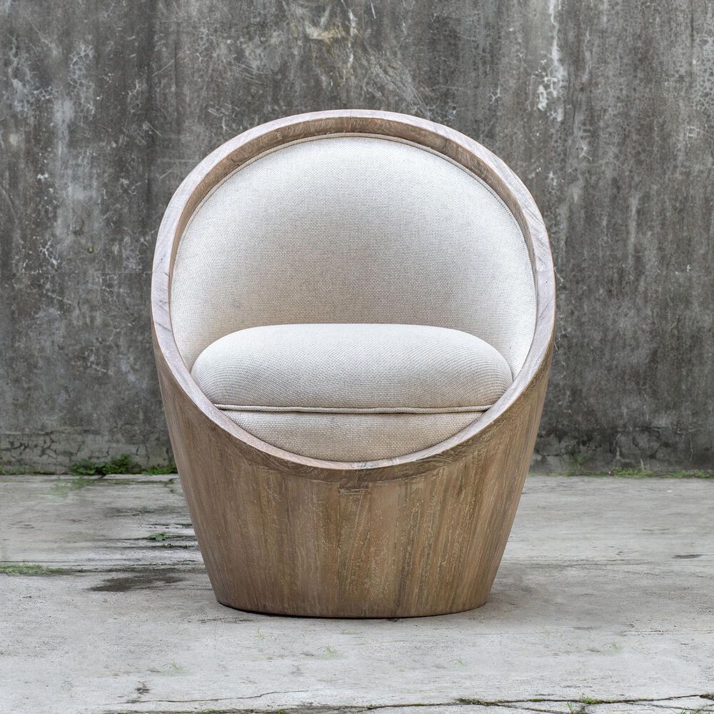 Uttermost Noemi Accent Chair in Warm Oatmeal NFM