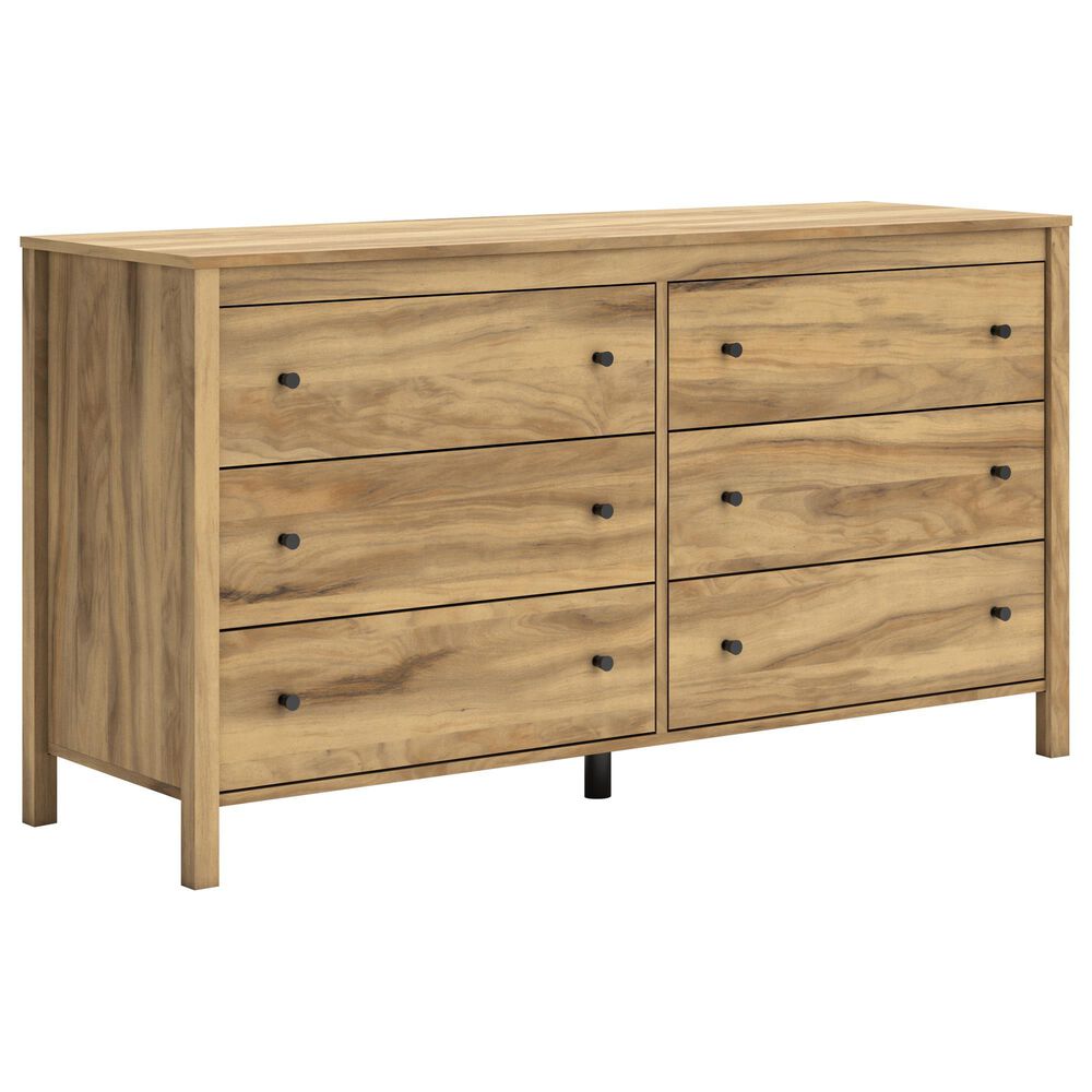 Ashley Bermacy 6-Drawer Dresser in Light Brown, , large