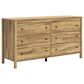 Ashley Bermacy 6-Drawer Dresser in Light Brown, , large