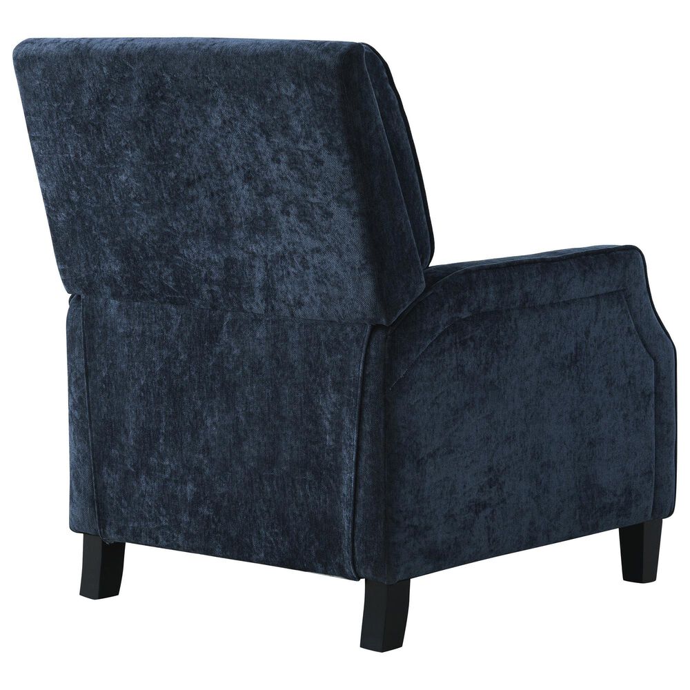 Lifestyle Solutions Shiloh Push Back Recliner in Navy Blue, , large