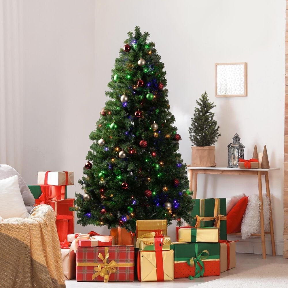 Timberlake 6 ft Christmas Tree with 250 LED Lights in Green, , large