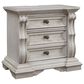 Millenium Bruchandi 4-Piece King Panel Bedroom Set in Antique White, , large