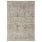 Nourison Lynx LNX02 7"10" Round Ivory and Taupe Area Rug, , large
