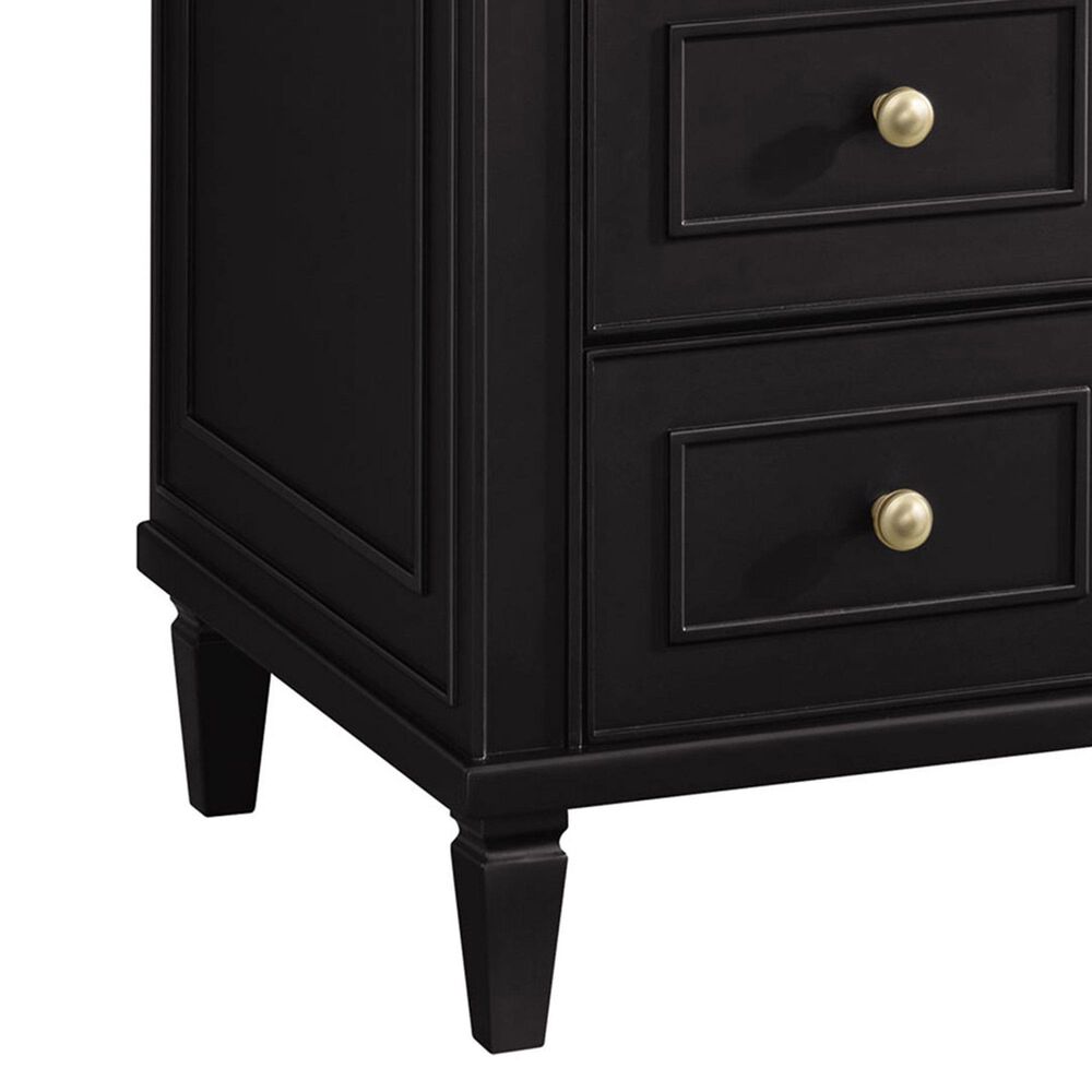 James Martin Vanities Lorelai 36&quot; Single Vanity in Black Onyx with 3 cm Lime Delight Quartz Top, , large