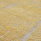Feizy Norah 6303F 7"9" x 9"9" Gold Area Rug, , large