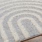Surya Rodos RDO2330 7"10" x 10" Light Slate, White Area Rug, , large