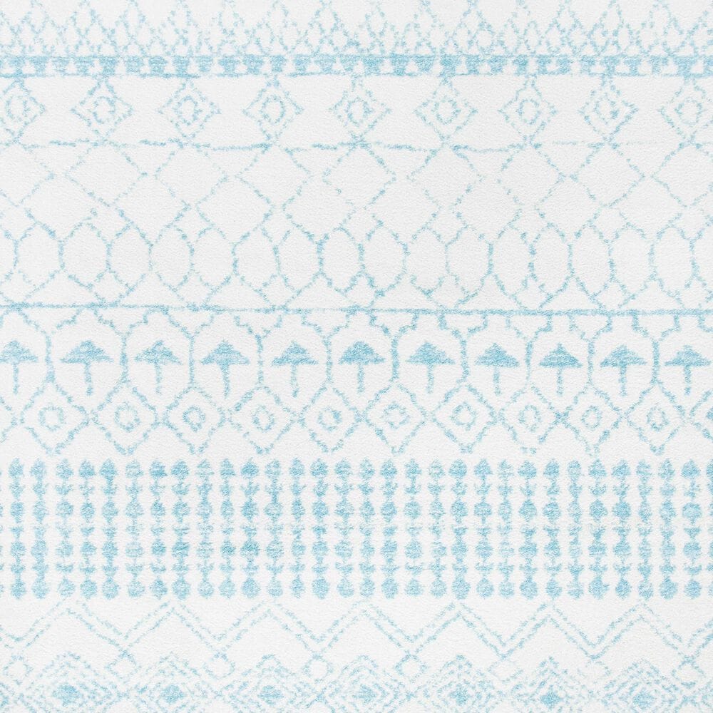 Safavieh Tulum 8&#39; x 10&#39; Ivory and Turquoise Area Rug, , large