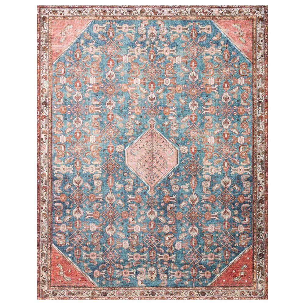 Loloi II Layla LAY-10 5" x 7"6" Marine/Clay Area Rug, , large