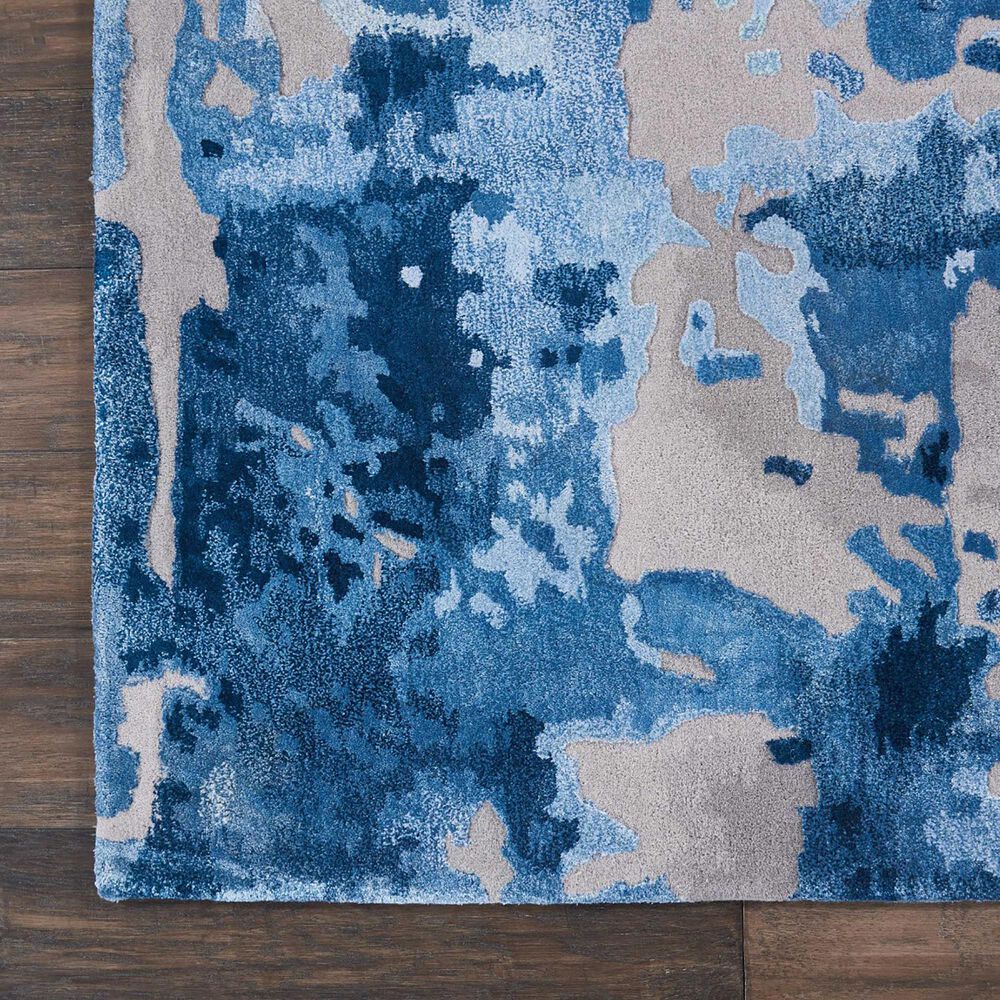 Nourison Prismatic 2&#39;3&quot; x 3&#39; Blue and Grey Area Rug, , large