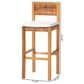 Baxton Studio Pava Bar Stool in Honey, , large