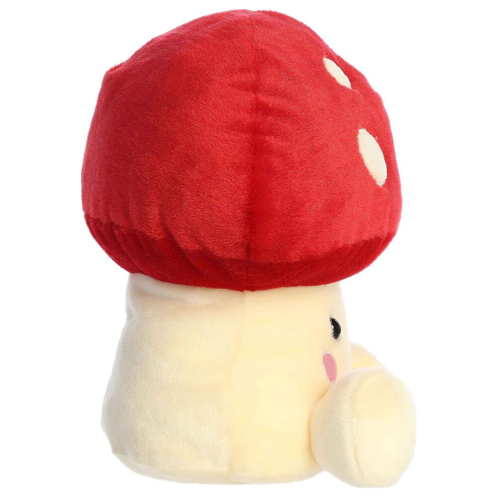 Aurora 13&quot; Amanita Mushroom Stuffed Animal in Soft White and Red, , large