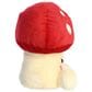 Aurora 13" Amanita Mushroom Stuffed Animal in Soft White and Red, , large