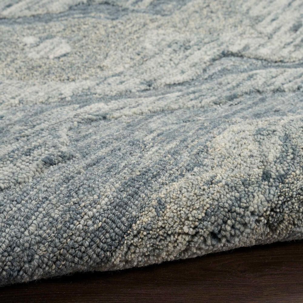 Nourison Graceful 5&#39;3&quot; x 7&#39;3&quot; Blue Area Rug, , large