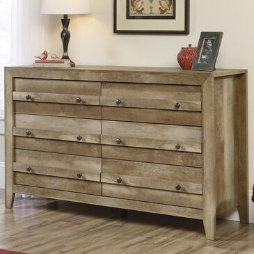 Sauder Dakota Pass 6 Drawer Dresser in Craftsman Oak, , large