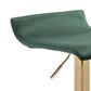Lumisource Ale Adjustable Swivel Barstool in Green (Set of 2), , large