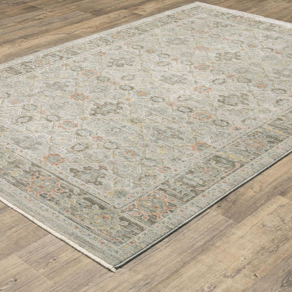 Oriental Weavers Keaton KEA10 Beige and Multicolor 3&#39;3&quot; x 5&#39; Area Rug, , large