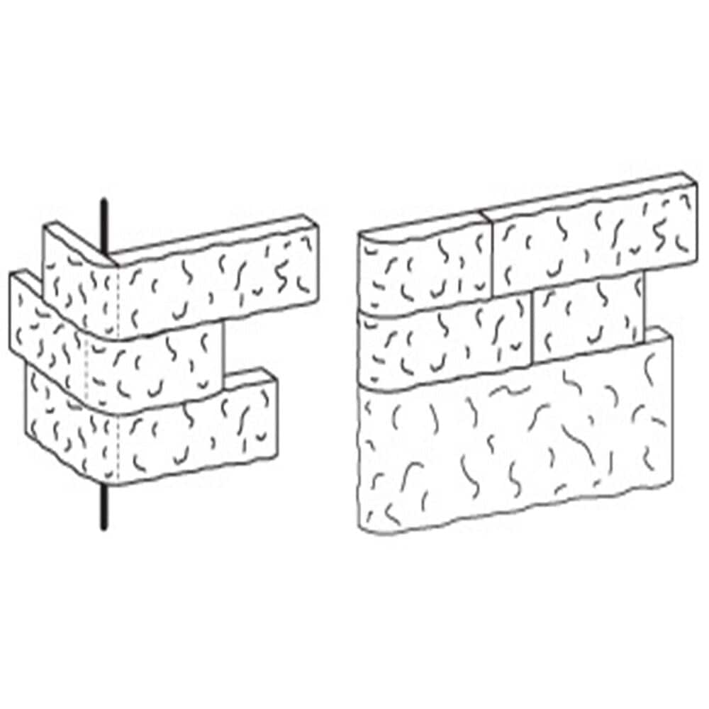 AirStone BBCES Birch Bluff Corner/End 6.00 SF/Ctn Wall Tile, , large
