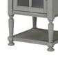 Ashley Mirimyn Accent Cabinet in Antiqued Gray, Brown and Clear, , large