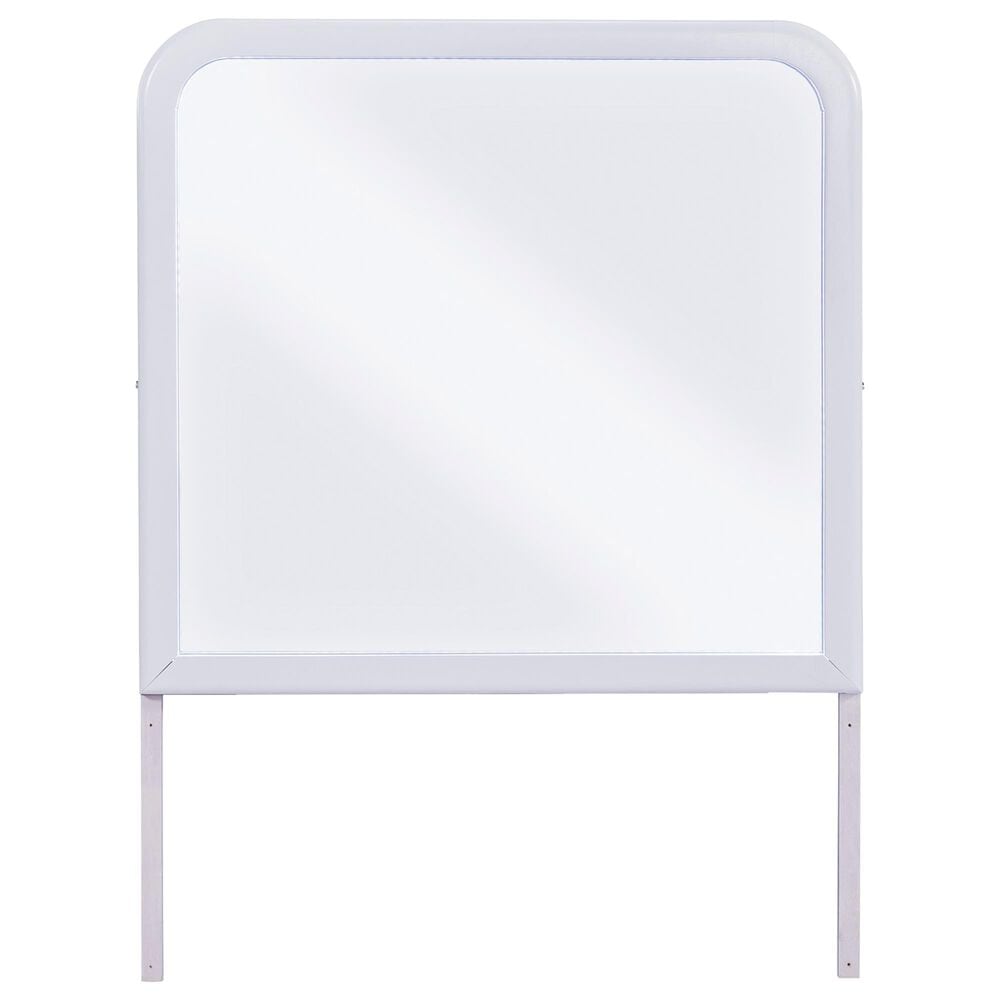 Ashley Jarlee 6-Drawer Dresser and Mirror in White, , large