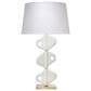 Jamie Young Huxley Plaster Table Lamp in White, , large