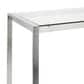 Lumisource Fuji Dining Contemporary Table in Stainless Steel with Clear Glass Top By LumiSource, , large