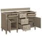 James Martin Vanities Lorelai 60" Double Vanity in Whitewashed Oak with 3 cm White Zeus Quartz Top, , large