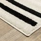 ROW by Oriental Weavers Quinn Striped Beige and Black 2" x 7" Runner, , large