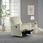 Oxford Baby Uptown Swivel Rocker Recliner in Corduroy Pearl White, , large