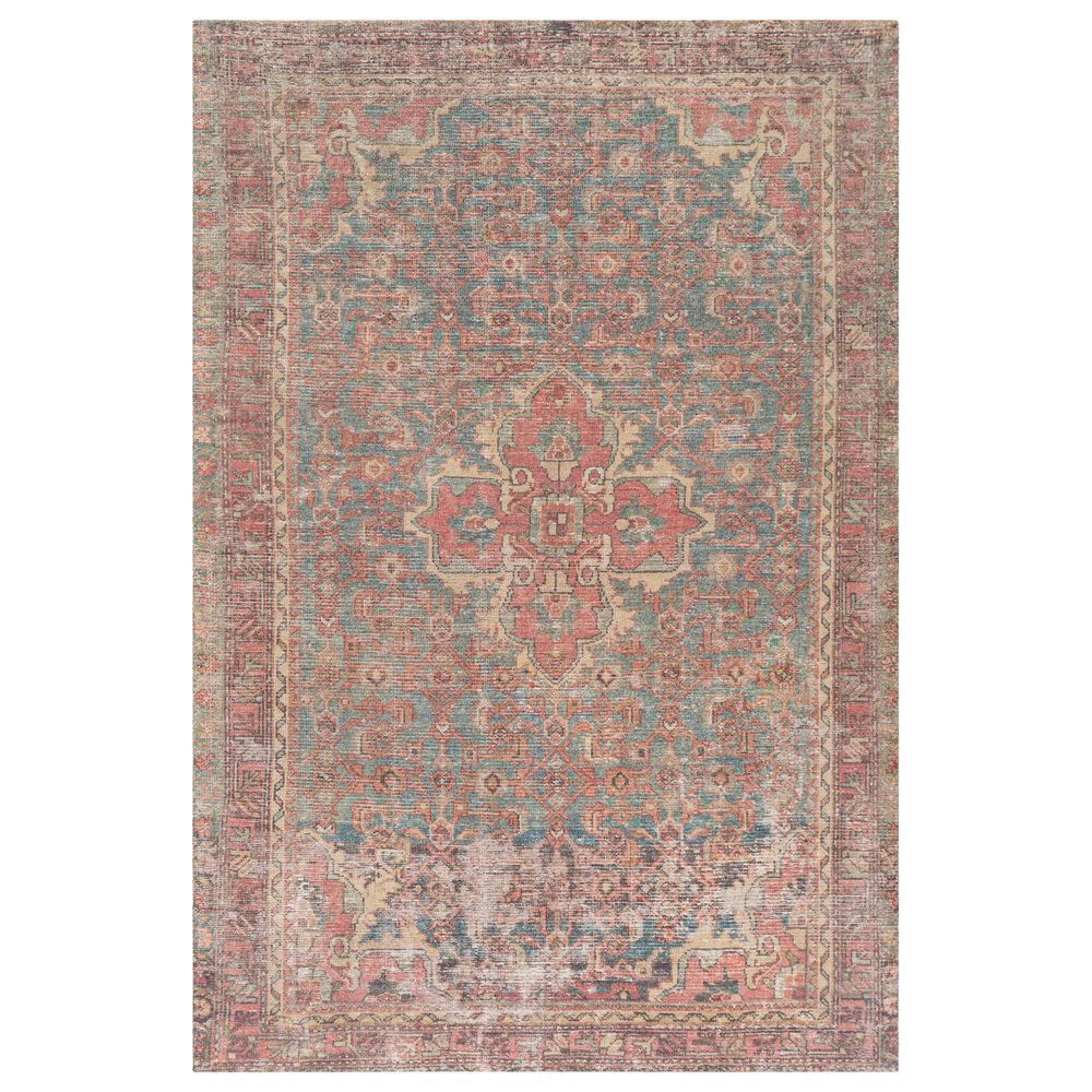 Surya Unique UNQ-2304 2'6" x 4' Cream, Camel and Green Area Rug, , large