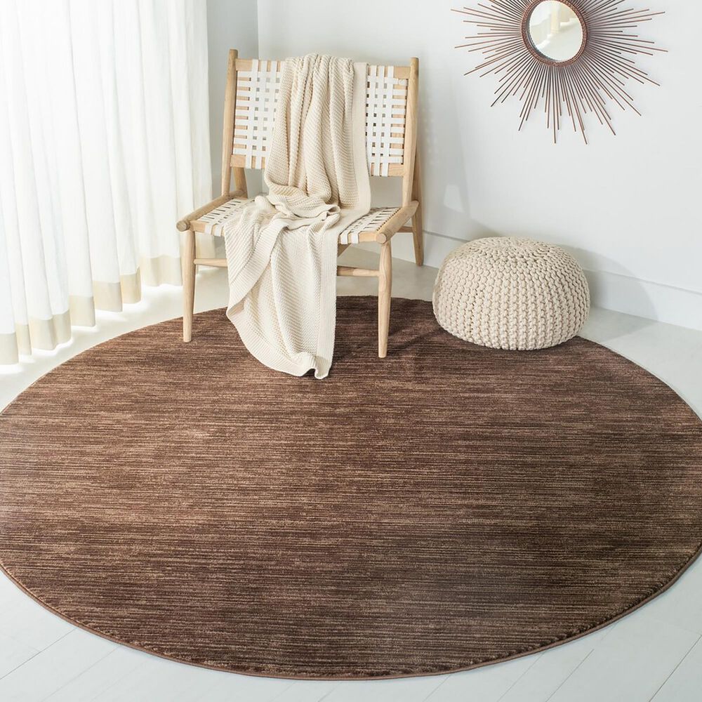 Safavieh Vision 4&#39; Round Brown Area Rug, , large
