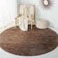 Safavieh Vision 4" Round Brown Area Rug, , large