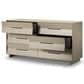 BDI Kara 4-Piece King Bedroom Set in Washed Oak, , large