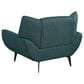 37B Acton Upholstered Flared Arm Chair in Teal Blue, , large
