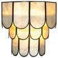 Creative Coop Gatsby 4-Tier Wall Sconce in Natural and Black, , large