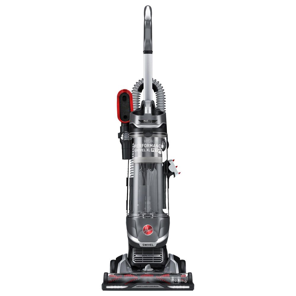 Hoover High Performance Swivel XL Pet Upright Vacuum in Black, , large