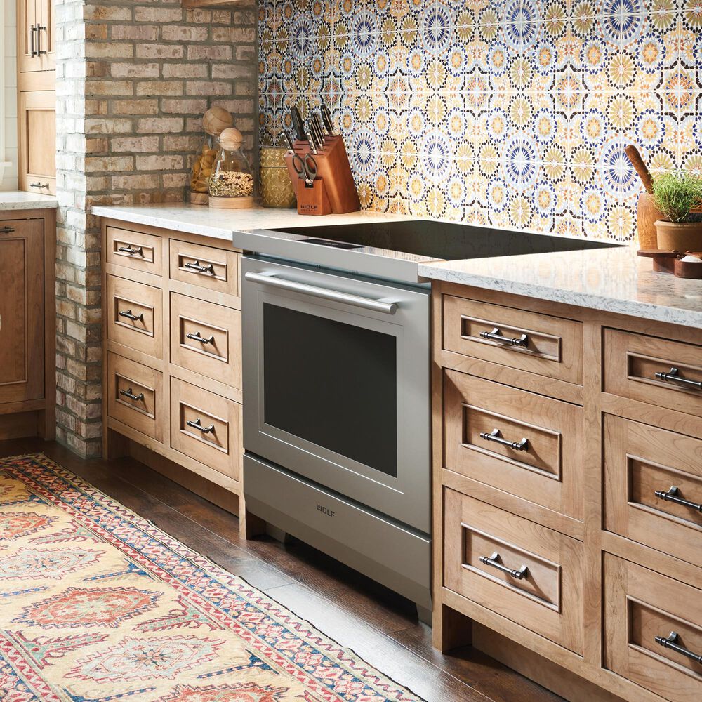 Wolf 36" Induction Range in Stainless Steel Shop NFM