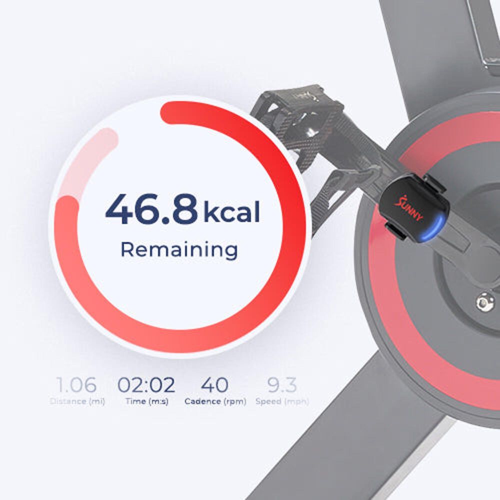 Sunny Health &amp; Fitness 2-in-1 Advanced Bike Cadence in Black, , large