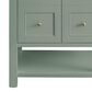 James Martin Vanities Breckenridge 30" Single Vanity, Whitewashed Oak w/3 CM Arctic Fall Solid Surface Top, , large