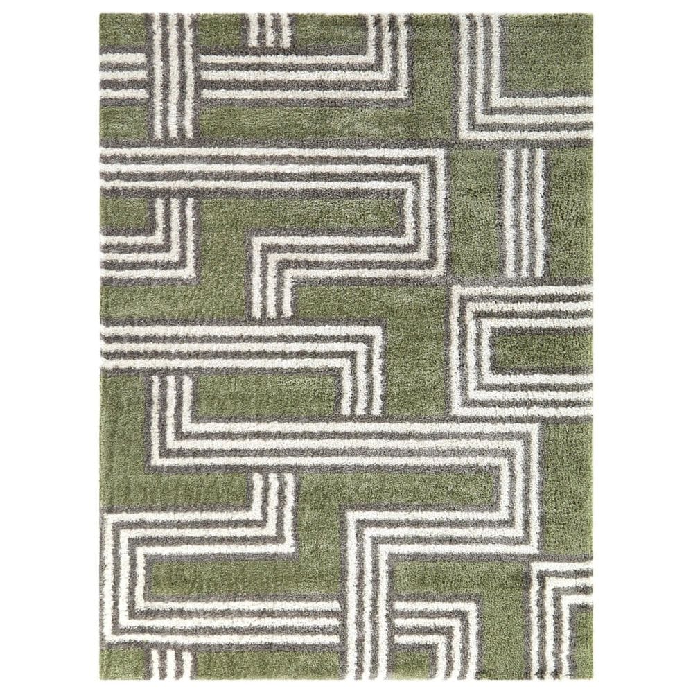 Balta Rugs Breyton 7"10" x 10" Green Area Rug, , large