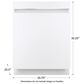 GE Appliances Built-In Dishwasher Energy Star in White, , large