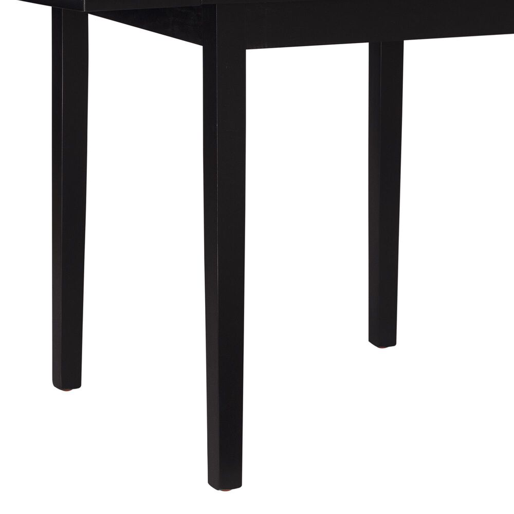 Linon Home Decor Torino Drop Leaf Dining Table in Black - Table Only, , large