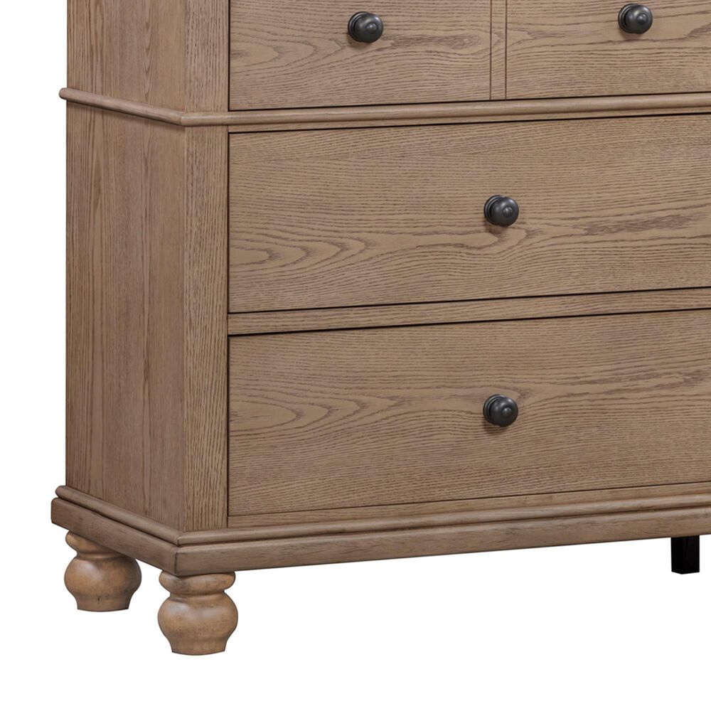 Riva Ridge Oxford 6-Drawer Dresser Only in Tan, , large